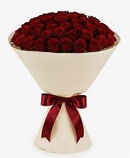 Букет 101 Бордовая роза Блэк Бакарра в Душоново