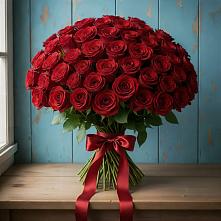Букет Красные розы Блэк Меджик в Душоново