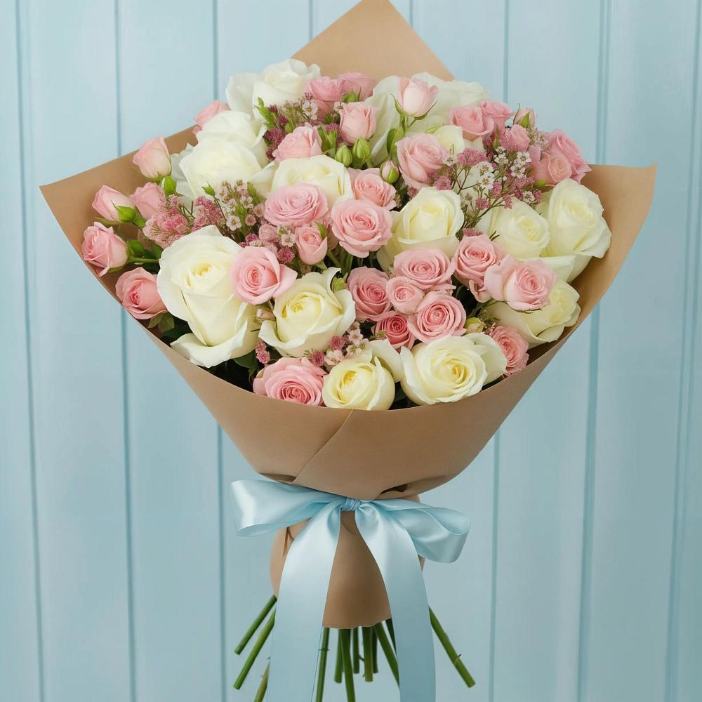 Букет цветов из: Розы в Душоново