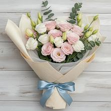 Букет цветов из:  Лизиантусы #REPLACE_PRED# Душоново