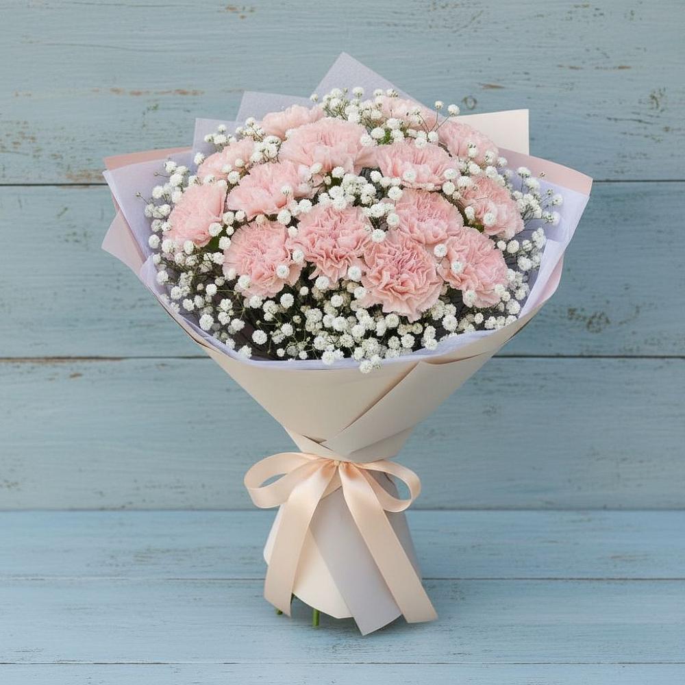 Букет цветов из: Гвоздики в Душоново