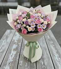 Букет цветов из:  Розы и Хризантемы #REPLACE_PRED# Душоново