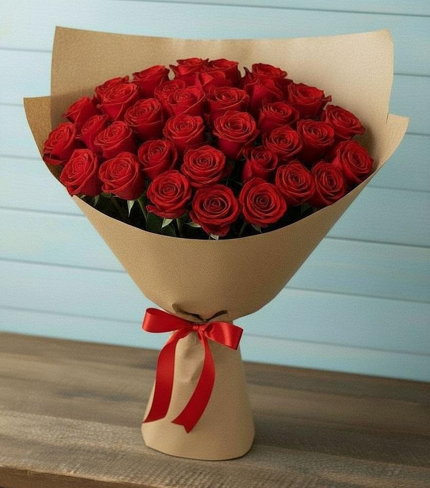 Букет Красные розы Милано в Душоново