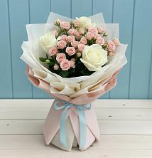Букет цветов из:  Розы в Душоново