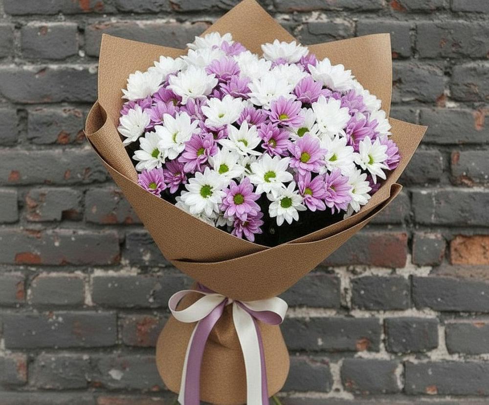 Букет цветов из: Хризантемы в Душоново