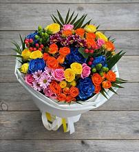 Букет цветов из:  Розы и Хризантемы в Душоново