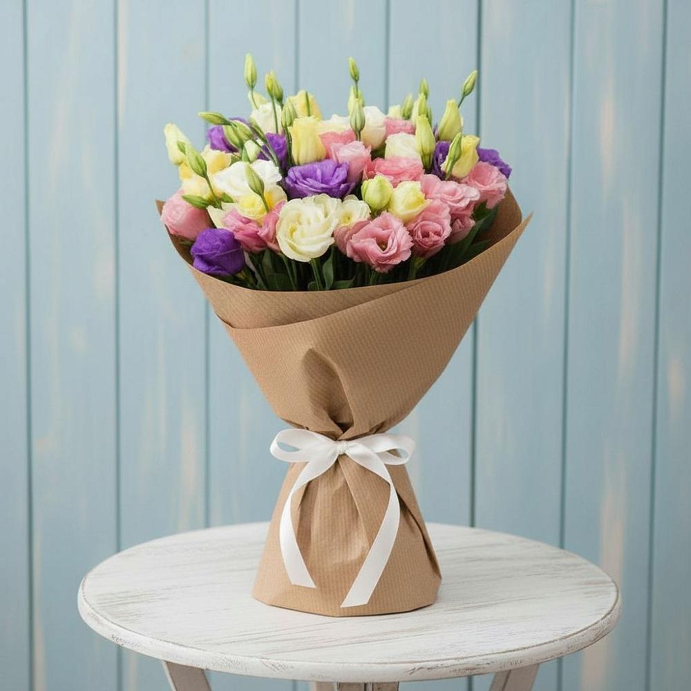 Букет цветов из: Лизиантусы в Душоново