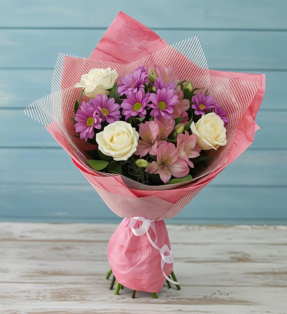 Букет цветов из: Герберы в Душоново