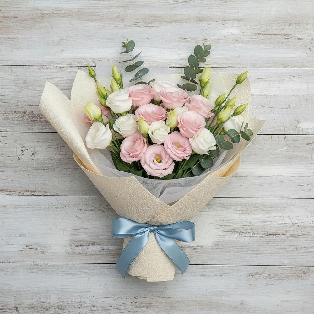 Букет цветов из: Лизиантусы в Душоново